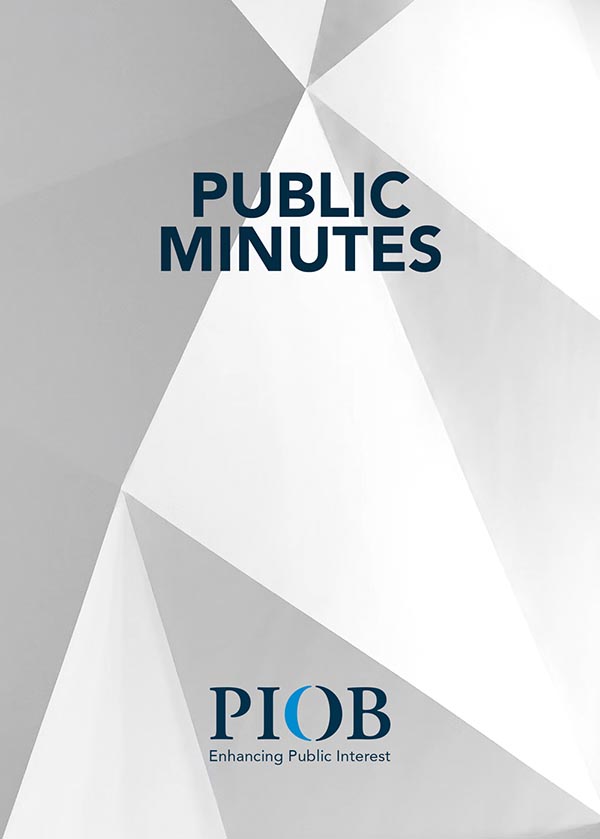 PIOB Minutes